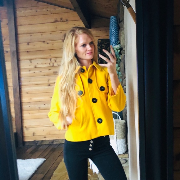 petite yellow jacket